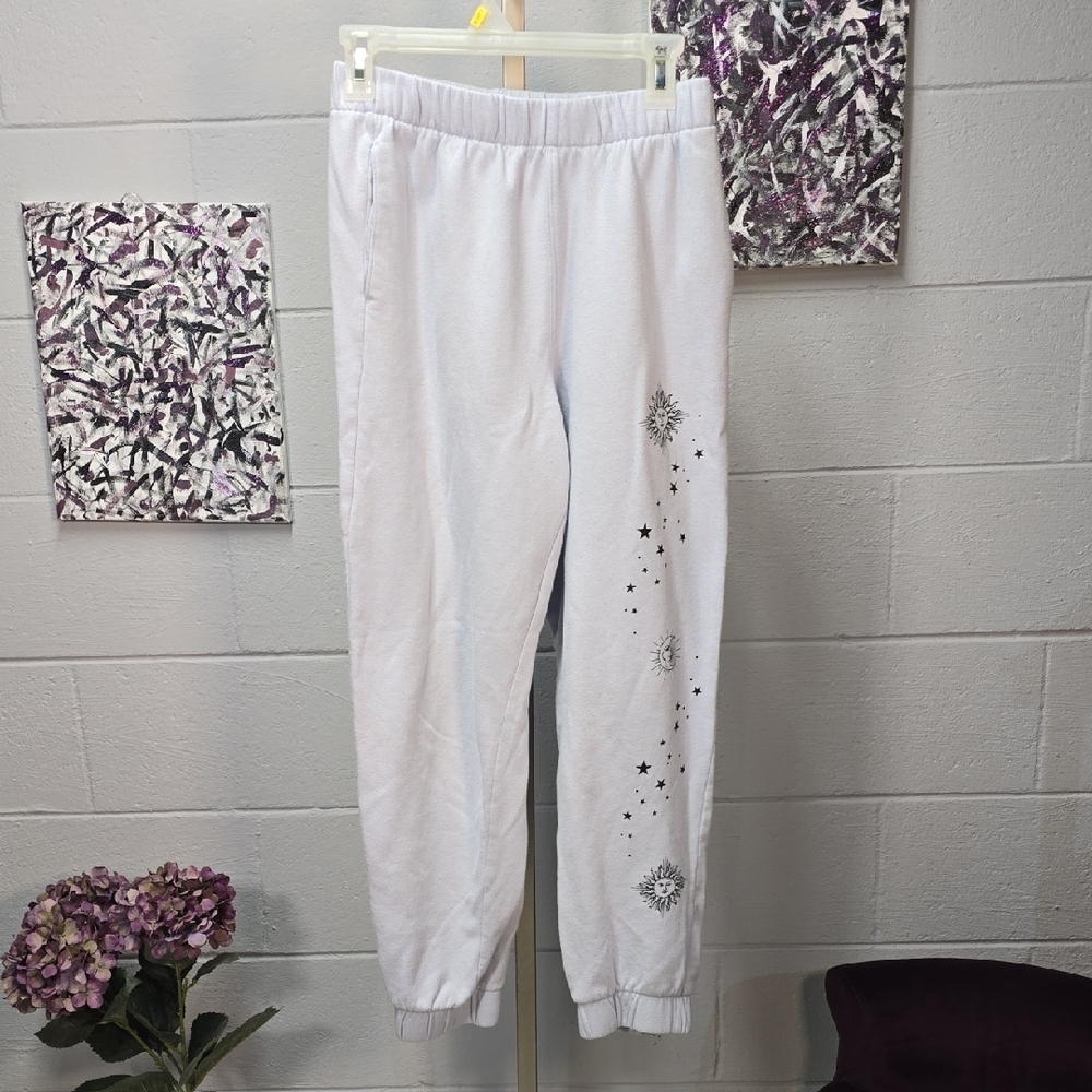 Hollister Baby Blue Joggers with Star Design